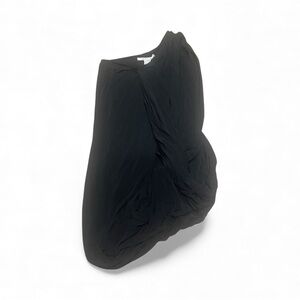 Diane Von Furstenberg Black Draped Dress